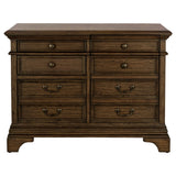 Hartshill 5-Drawer Home Office File Cabinet in Burnished Oak