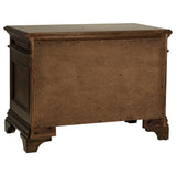 Hartshill 5-Drawer Home Office File Cabinet in Burnished Oak