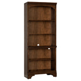 Hartshill 78-Inch 5-Shelf Bookcase in Burnished Oak