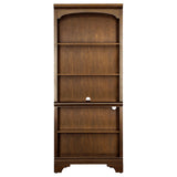 Hartshill 78-Inch 5-Shelf Bookcase in Burnished Oak