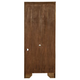 Hartshill 78-Inch 5-Shelf Bookcase in Burnished Oak