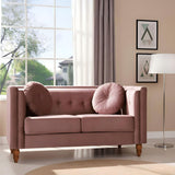 Chesterfield Loveseat 2 Seater Couch For Living Room