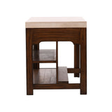 Spencer - Island - Dark Brown / Beige