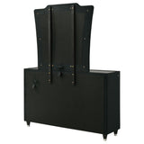 Mika - 8 Drawer LED Dresser With Mirror - Black
