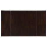 Dining Table With Drop Extension Leaf Table With Foldable Ends For Compact Spaces - Brown