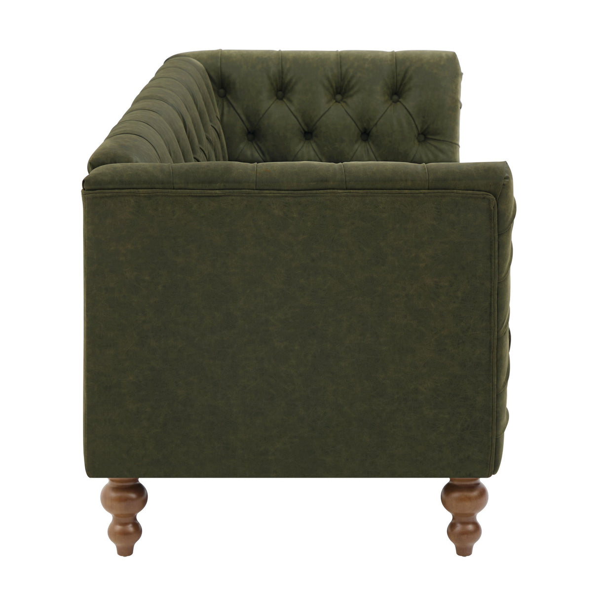 Chesterfield Sofa With Flared Arms For Living Room