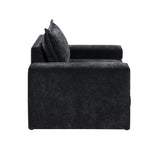 Upholstered Accent Chair With Wide Armrests And Ergonomic Back Support
