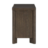 3 Drawer Nightstand With USB - Dark Oak
