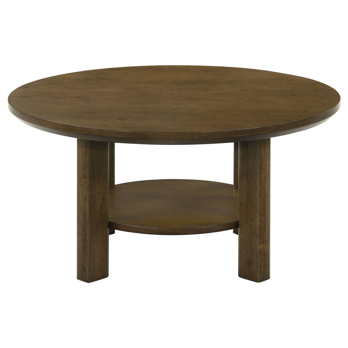 Crispin - Round Table With Lower Shelf