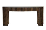 Cheers - Marble Console - Dark Brown