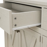Vintage Sideboard Buffet Storage Cabinet with 2 Drawers and 55x36in
