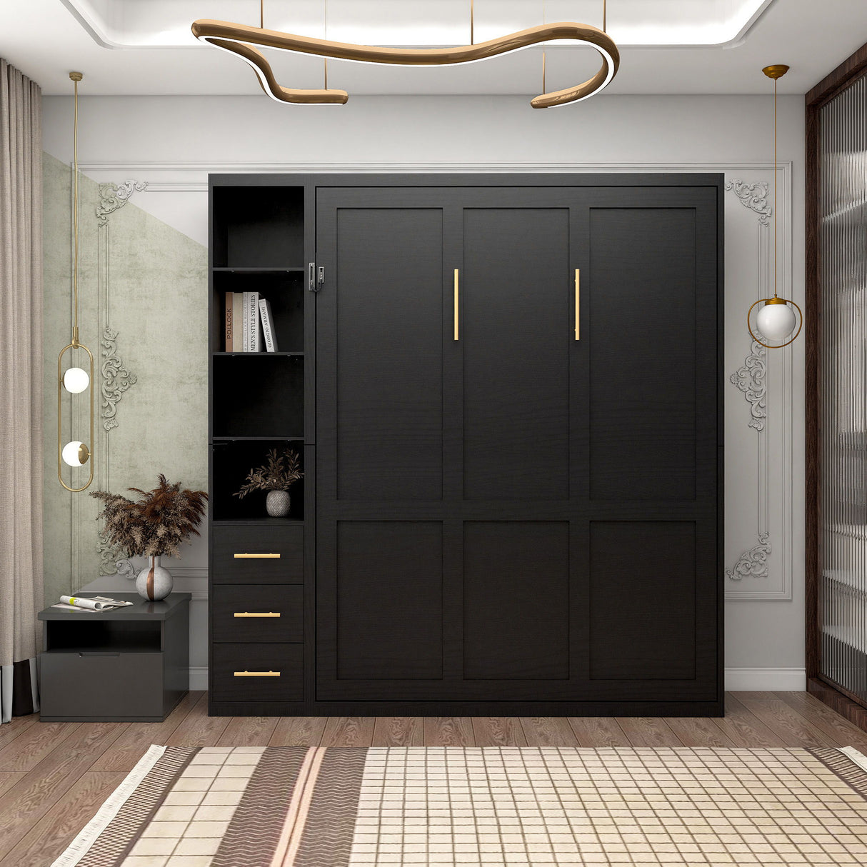 Multifunctional Vertical Murphy Wall Bed