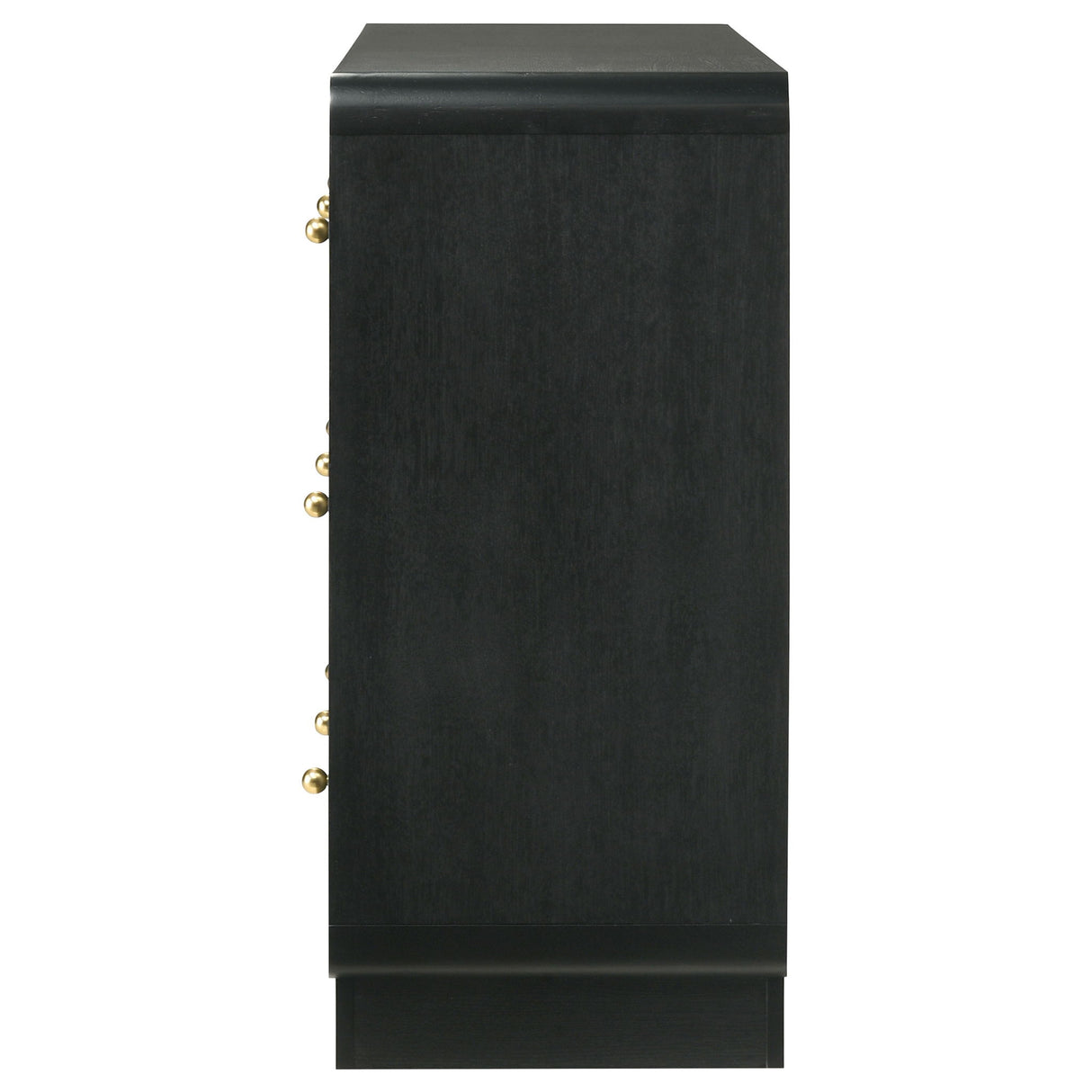 Burton - 6 Drawer Dresser Cabinet - Black