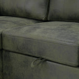 Convertible Sectional Sofa Bed With Pull Out Sleeper And Storage