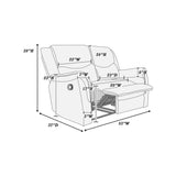 Modern Style Living Room Set, Manual Motion