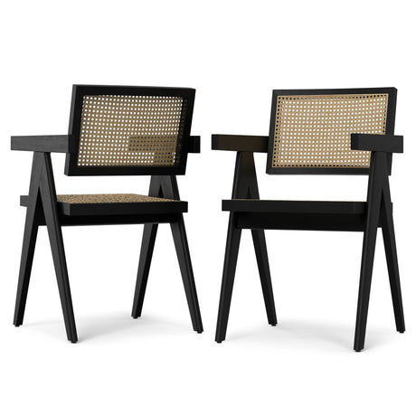 Regina - Handcrafted Dining Armchair (Set of 2) - Chair Sets - Alpine Outlets