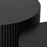 Wave Stripe Nesting Coffee Table (Set of 2)