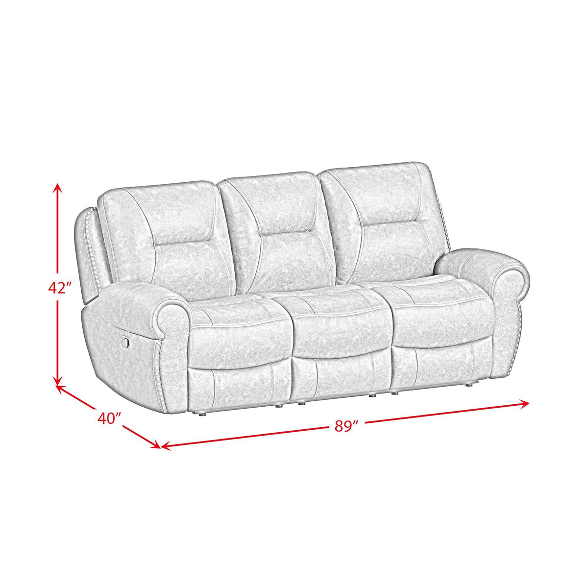 Topeka - Sofa - Rocky Brown