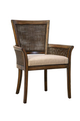 Langley - Arm Chair - Dark Brown