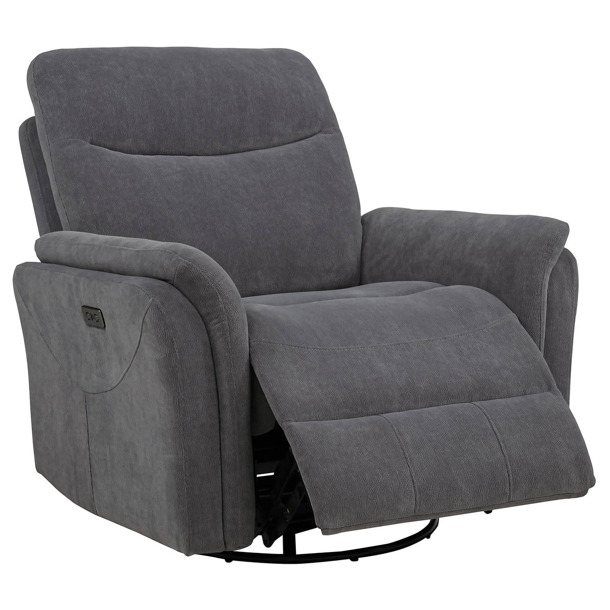 Beacon - Power Swivel Recliner With USB Charging And Adjustable Recline