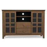 Artisan - Tall TV Media Stand - Rustic Natural Aged Brown