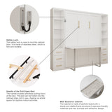 Multifunctional Vertical Murphy Wall Bed