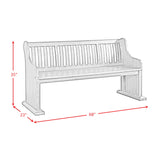 Stone - Pew Bench