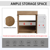 Freestanding Bathroom Vanity With Sink And Storage Cabinets, Soft Closing Doors