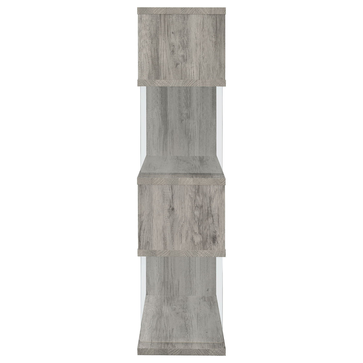 Elias - 4 Shelf Bookshelf With Zigzag Design