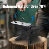 110 Lbs Single Horn Anvil Blacksmith - Black