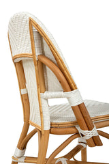 Jade - Side Chair (Set of 2) - White / Light Brown