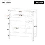 Freestanding Bathroom Vanity With Sink, Soft Close Door, Tip Out Drawer