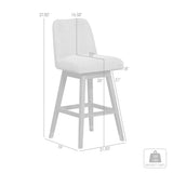 Amalie - Swivel Bar Stool