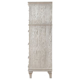 Katerina - 5 Drawer Chest With Hidden Drawer - Oak