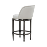 Eunice - Faux Leather Upholstered Swivel Counter Height Barstool