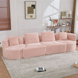 Modular Sectional Sofa With Free Combination Design