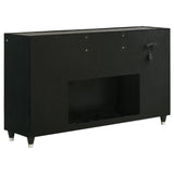 Mika - 8 Drawer LED Fireplace Dresser