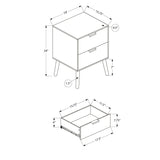 Modern Accent Table With Storage Drawers