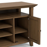 Amherst - TV Media Stand - Rustic Natural Aged Brown