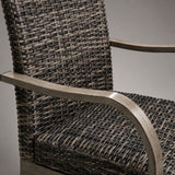 Outdoor Swivel Dining Chair (Set of 2) - Gray