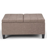 Harrison - Upholstered Coffee Table Storage Ottoman