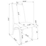 Compson - 5 Piece Dining Set - Chrome
