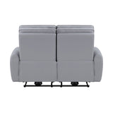 Jeromie - Power Motion Loveseat With USB Port - Gray