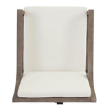 Outdoor Chair Set With Frame And Cushion For Patio - Brown