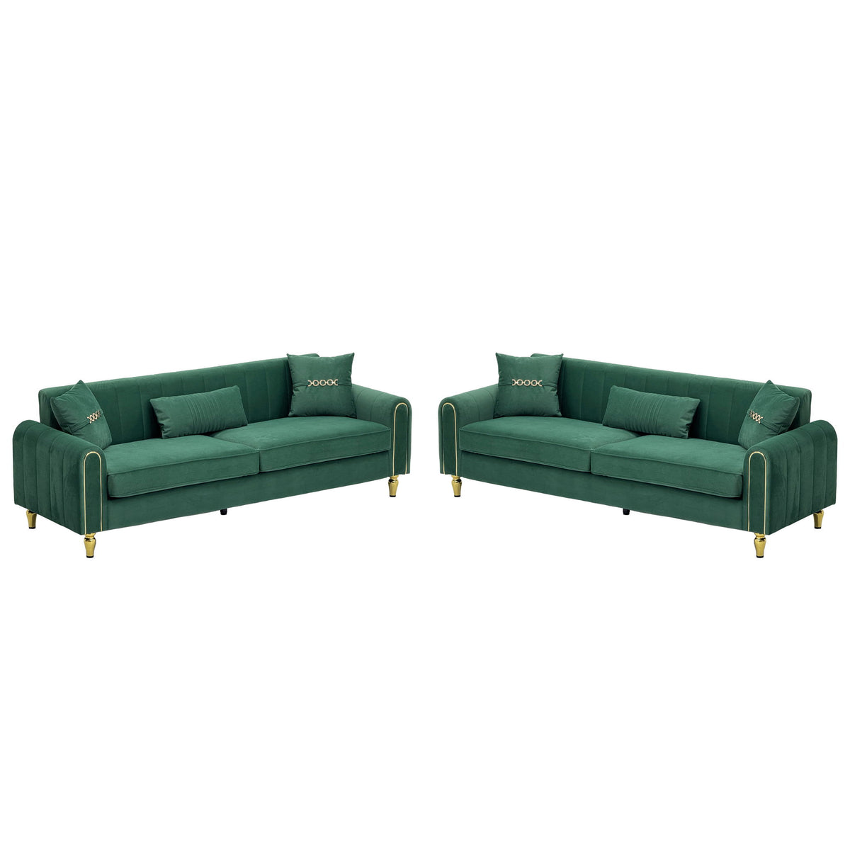 2 Piece Sofa 3 Seater Sofas Set