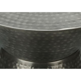 Drum Accent Side Table, Contemporary & Modern Elegant Design