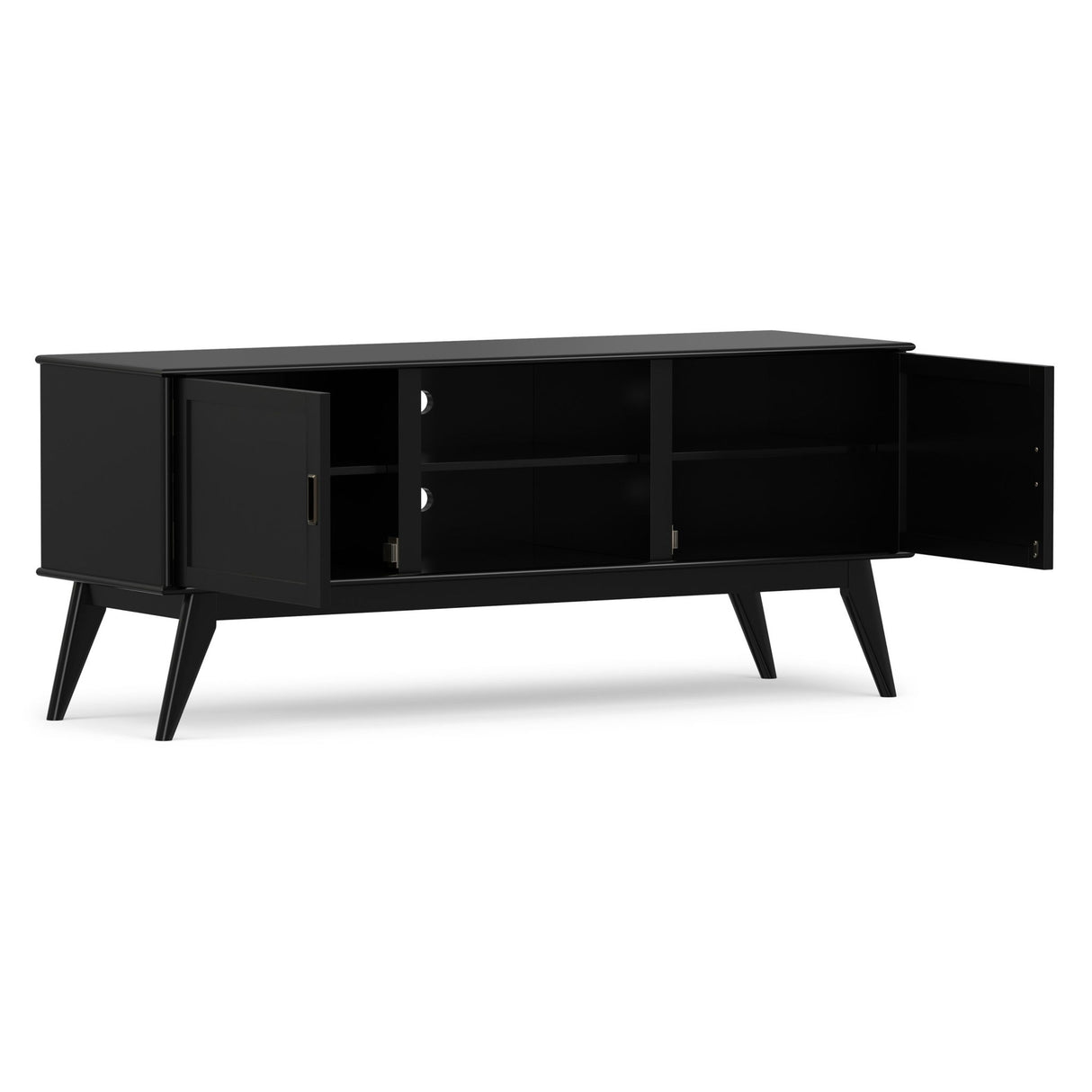 Draper - Handcrafted Mid Century Low TV Media Stand