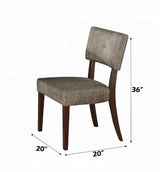Drake - Side Chair (Set of 2) - Gray - Chair Sets - Alpine Outlets