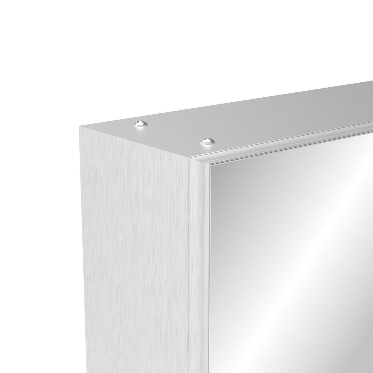 Medicine Cabinet, Wall Mounted Bathroom Mirror With Storage, Adjustable Shelves - Silver