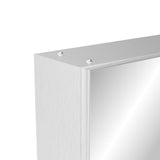 Medicine Cabinet, Wall Mounted Bathroom Mirror With Storage, Adjustable Shelves - Silver